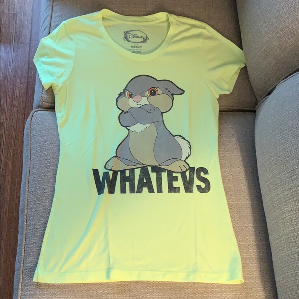 Yellow Disney thumper shirt